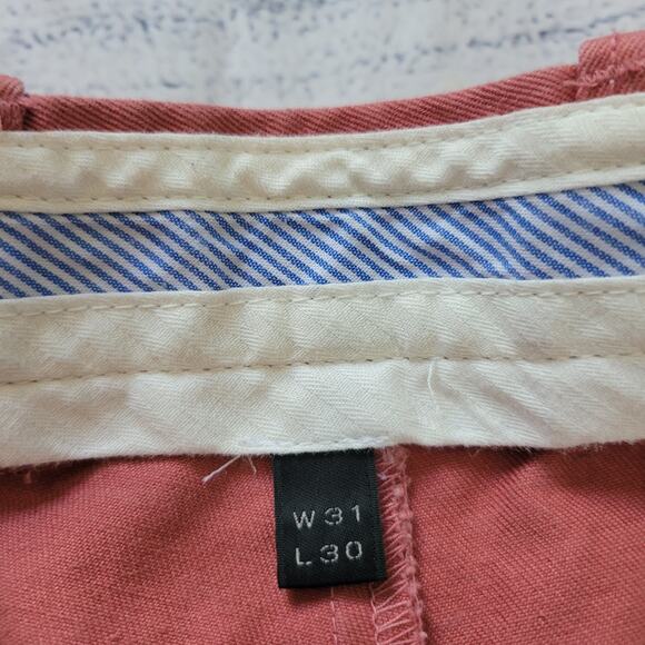 J.Crew Size 31x30 Essential Chino Pants 484 Slim Leg Dusty Rose Pink Casual - Picture 8 of 11